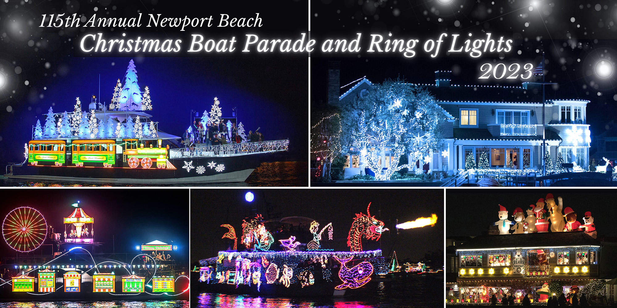 2022 Newport Beach Boat Parade Website Company Christmas Event And